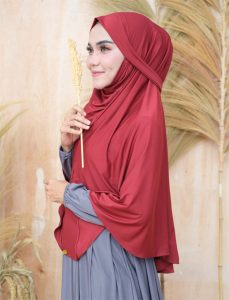 Jilbab harian french khimar bahan jersey