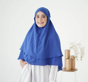 Jilbab untuk harian bahan diamond 2 layer non pet dan tali (1)