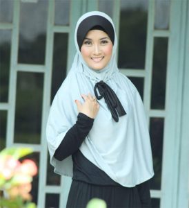 Jilbab untuk harian bahan jersey model jersey tali pet