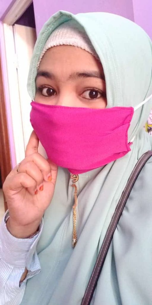 Masker Kain Hijab Desain N 95 Untuk Cegah Corona - Husnahijab