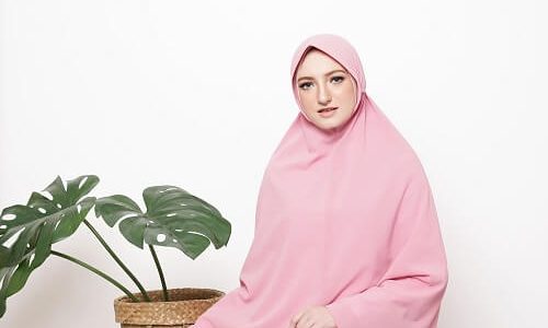 Jilbab bahan diamond