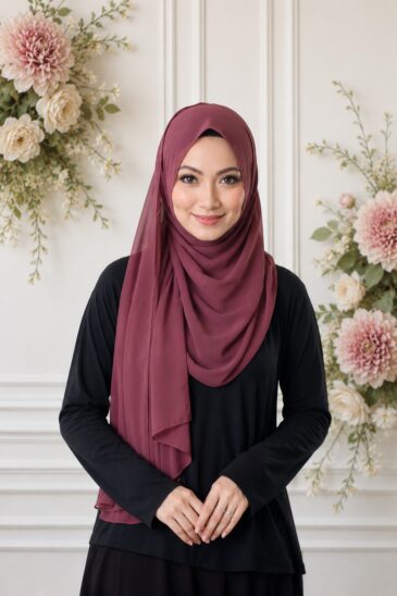 Pashmina Ceruti Premium – Ringan, Adem & Elegan untuk Daily hingga Seragam Dan Brand Sendiri