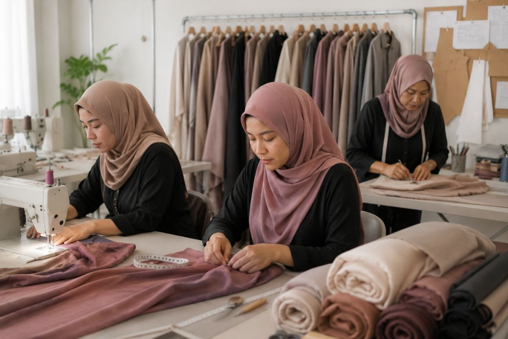 Konveksi Hijab Custom Dan Seragam