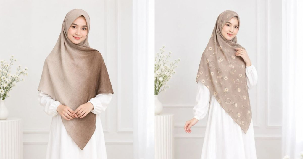 Pashmina Viscose Modal Printing Custom berbagai motif